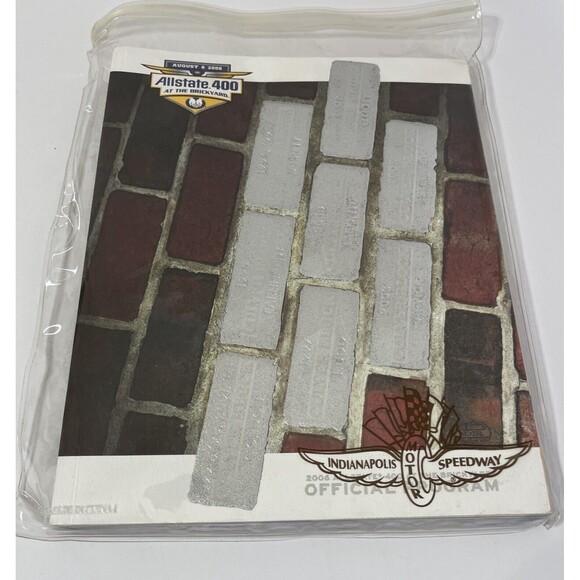 August 6 2006 Allstate Brickyard 400 Official Program Indianapolis Speedway - Picture 1 of 16